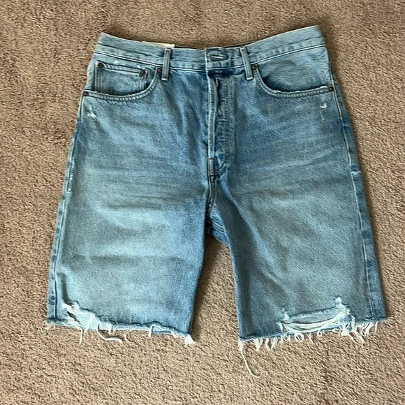 AGOLDE 90's Mid Rise Loose Shorts - NWT - Size 30 - Picture 10 of 14